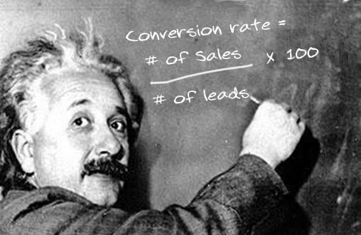 Image of Einstein - How to calculate sales conversion rate and lead value 