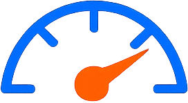Speed gauge icon