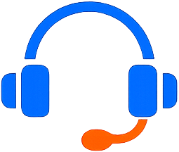 Call center headphones and mic